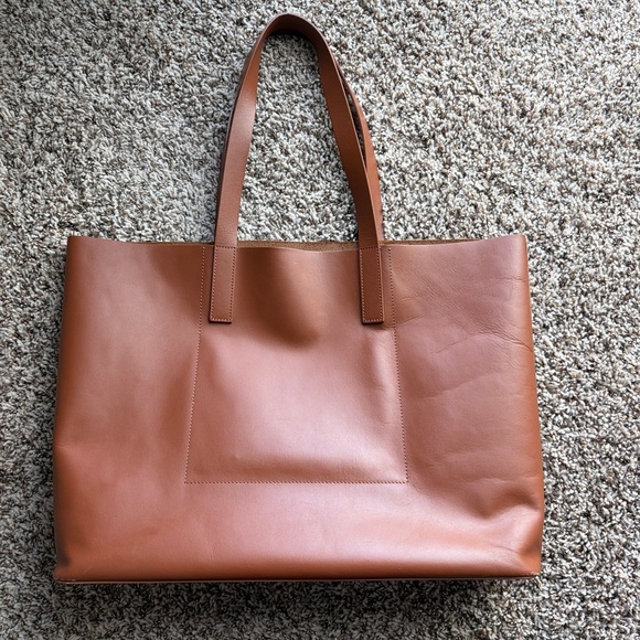 Everlane Tan Leather Day Market Tote - Picture 2 of 5